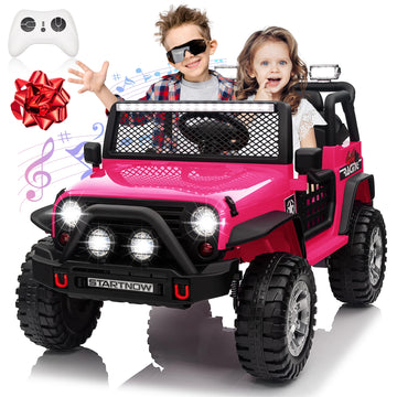 24V 4WD Kids Ride-On Truck – 2-Seater Electric Car with Remote & Music