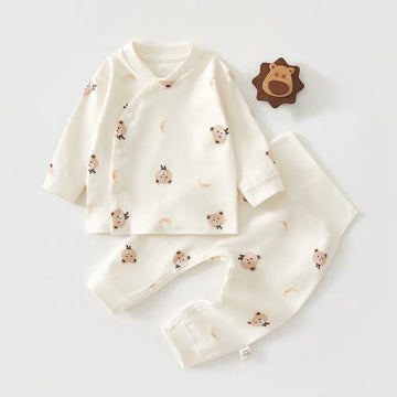 Baby Pajamas Set 2PCS – Cotton Top & Pants 0-18M