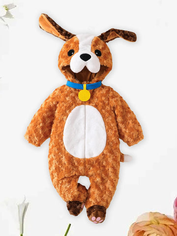 Toddler Cat Costume Romper – Hooded Baby Halloween Animal Outfit