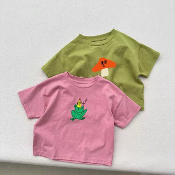Summer Baby T-Shirt – Candy Color Cotton Tees for Kids