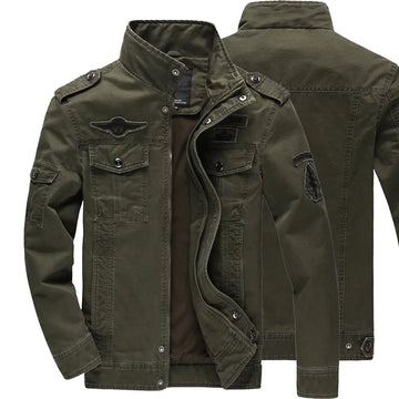 Men’s Cotton Windproof Multi-Pocket Jacket