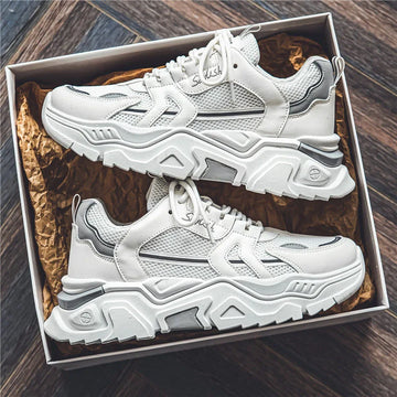 Men’s Dad Shoes Summer Breathable Height Increasing Sneakers