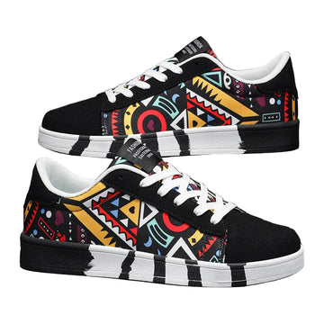 Men’s Canvas Graffiti Sneakers Casual Skate Running Shoes