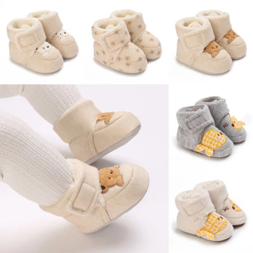 Baby Cartoon Cotton First Walker Shoes – Soft Toddler Shoes for Boys & Girls