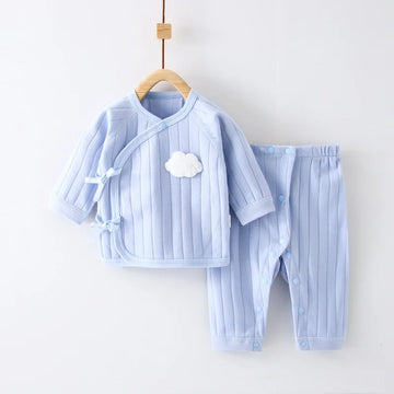 Infant Cotton 2PCS Long Sleeve Outfit 3-6M