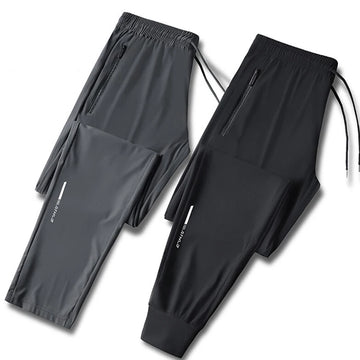 Men’s Ice Silk Summer Pants – Slim Fit Quick-Dry Outdoor Wear