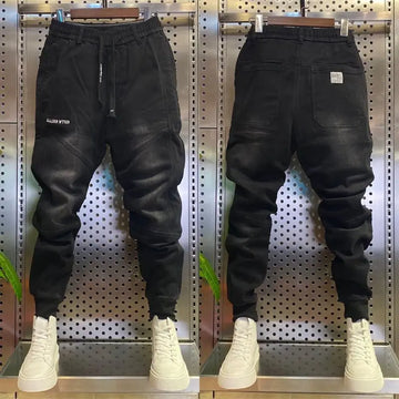 Luxury Korean Style Loose Baggy Jeans for Men
