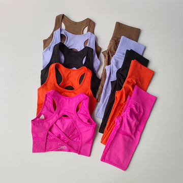 2PCS Women’s Sports Bra & Leggings Set – Yoga & Fitness Outfit