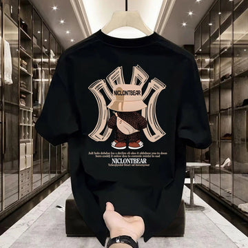 Men’s Summer Violent Bear Heavy Cotton T-Shirt