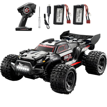 1/16 RC Off-Road Truck – 40Km/h Brushless Monster Truck with Dual Batteries