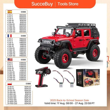 1/24 RC Off-Road Car – 4WD Racing Truck with Lights, 3km/h Speed