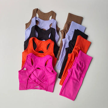 2PCS Women’s Sports Bra & Leggings Set – Yoga & Fitness Outfit