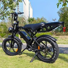 Load image into Gallery viewer, V20Pro 48V 500W Fatbike Electric Bicycle – High-Performance Off-Road Adventure Bike
