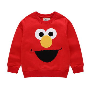 Jumping Meters Elmo Sweatshirt – Cartoon Long Sleeve Top for Kids
