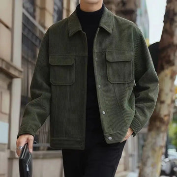 Men’s Autumn Winter Retro Corduroy Jacket