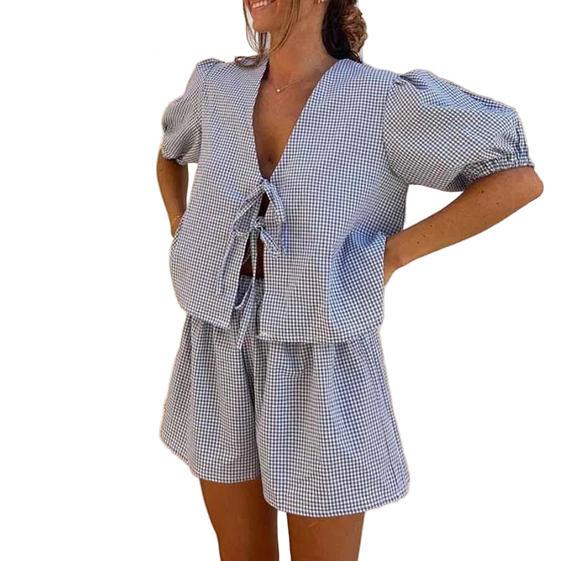 Fashion Stripe Two-Piece Set for Women – Button-Up Long Sleeve Shirt & Wide-Leg Pants