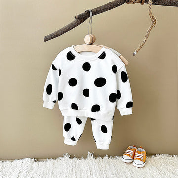 2PCS Newborn Baby Clothes Set Sweatshirt and Pants