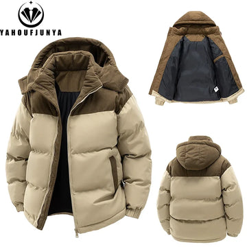 Autumn Winter Men’s Outdoor Hooded Windbreaker Jacket