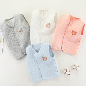 Newborn Baby Cotton Waistcoat 0-24M