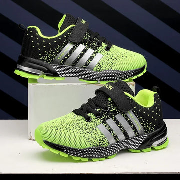 Kids Running Shoes – Breathable Mesh Outdoor Sneakers for Boys & Girls