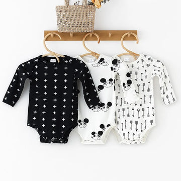 Baby Cotton Romper – Printed Jumpsuit