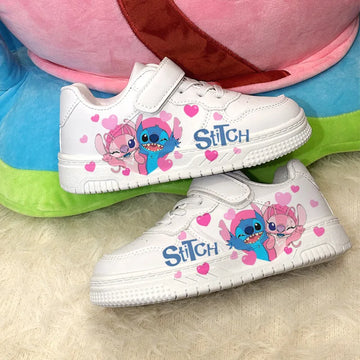 Children’s Stitch Sneakers – Boys & Girls Casual Basketball Running Shoes