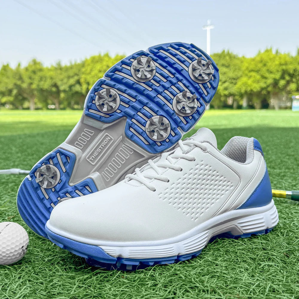 Professional Golf Shoes – Luxury Anti-Slip Sneakers for Men