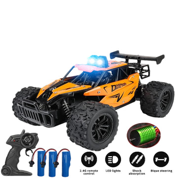 RC Drift Racing Remote Control Car – 1:16 Off-Road High-Speed Truck with LED Lights