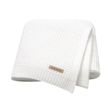 Knitted Baby Blanket Swaddle Wrap 90x70cm