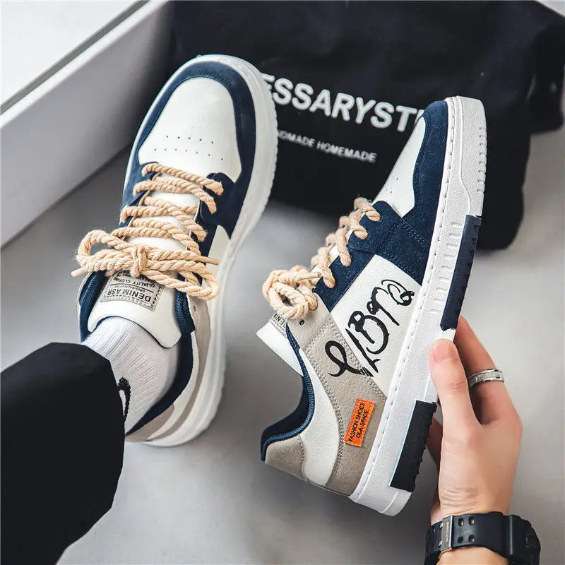 Men’s Thick Sole Skate Shoes Casual Spring Sports Sneakers