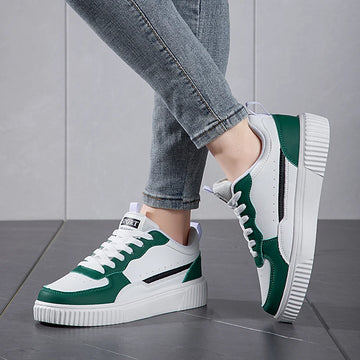Unisex Breathable Skateboarding Sneakers Green Sports Shoes