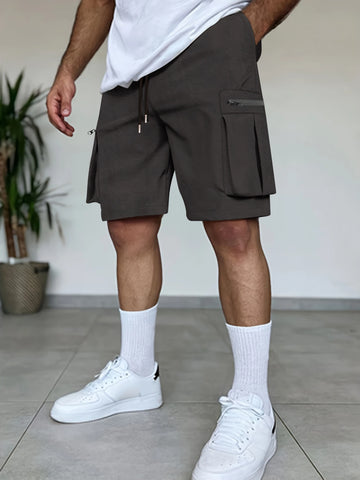 Men’s Summer Multi-Pocket Work Shorts Casual
