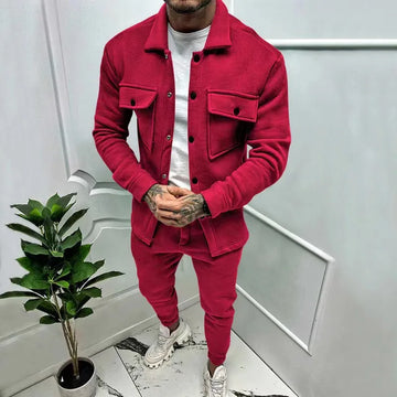 Men’s 2025 Two-Piece Jacket & Pant Set