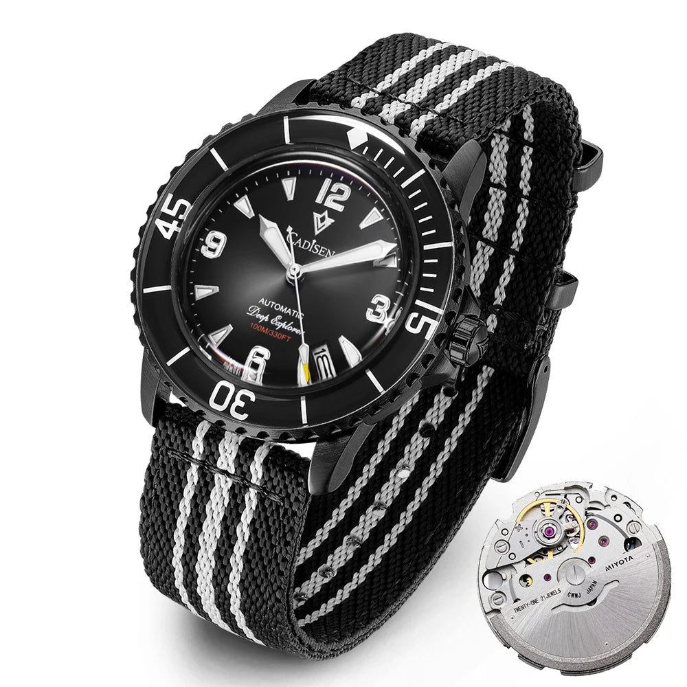 Deep Explorer Men’s Automatic Mechanical Watch – NH35 Movement