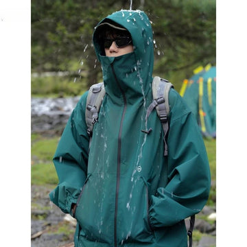 Waterproof Hiking Jacket Men & Women Outdoor Climbing Camping Coat