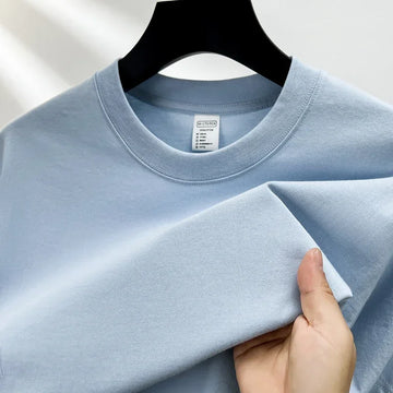 Men’s Summer 100% Cotton High-End Brand T-Shirt