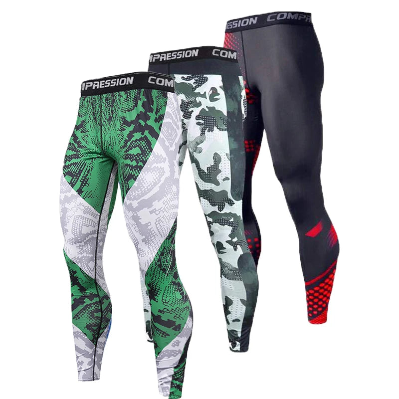 Men’s Compression Training Leggings – Running & Gym Pants