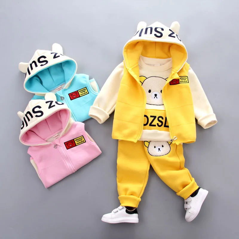 Baby Winter Outfit Boys & Girls Hooded Jacket Set