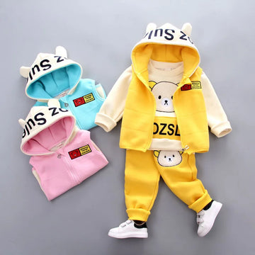 Baby Winter Outfit Boys & Girls Hooded Jacket Set