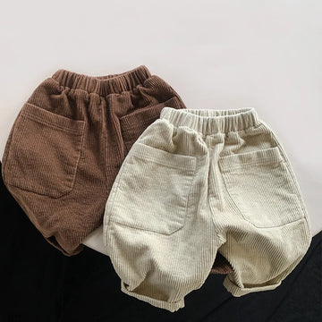 Kids Corduroy Wide Leg Pants – Autumn Casual Trousers