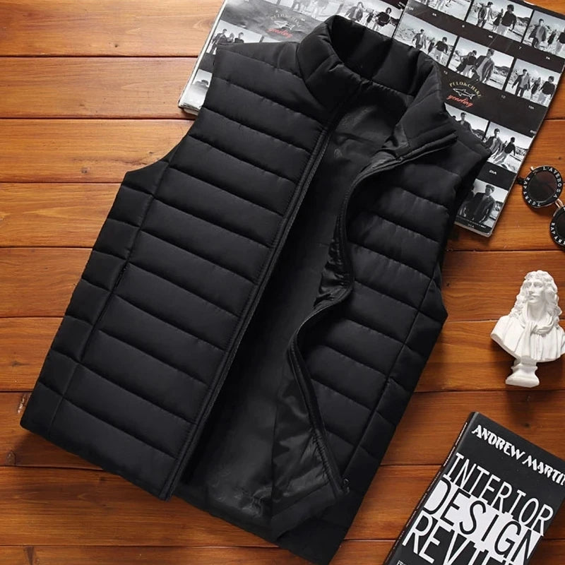 Men’s Cotton Padded Winter Sleeveless Vest