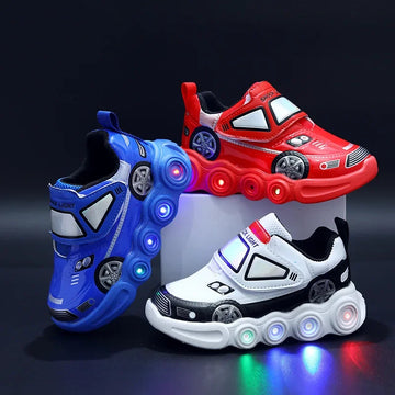 Kids LED Sneakers – Light-Up Shoes