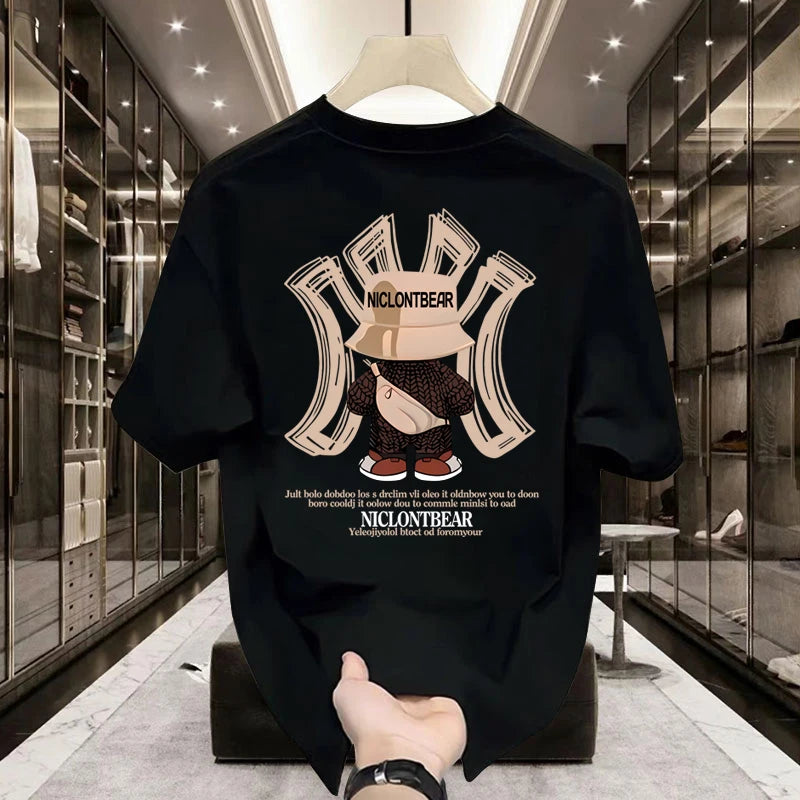 Men’s Summer Violent Bear Heavy Cotton T-Shirt