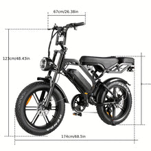 Load image into Gallery viewer, V20Pro 48V 500W Fatbike Electric Bicycle – High-Performance Off-Road Adventure Bike
