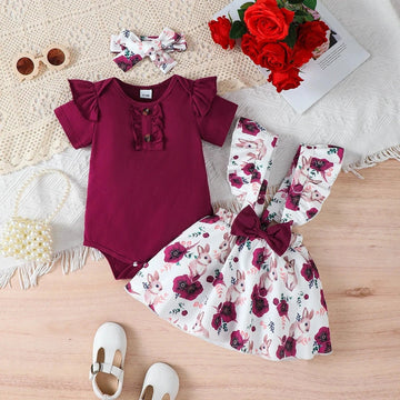 Baby Girl Summer Outfit Set