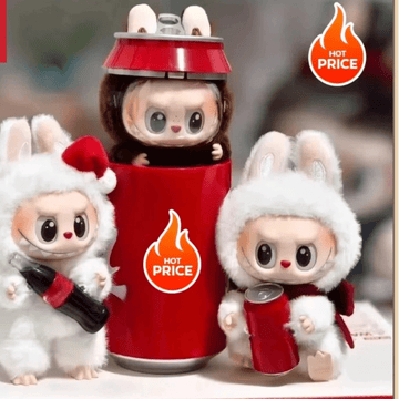 Blind Box Cola Monster Vinyl Toy – Surprise Character Keychain Gift