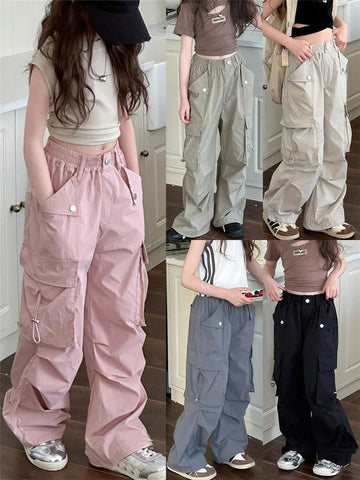 Girls Casual Streetwear Pants Kids Hip Hop Sweatpants