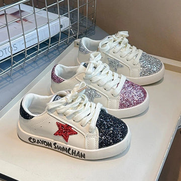Kids White Sneakers – Soft Autumn Sports Shoes for Boys & Girls