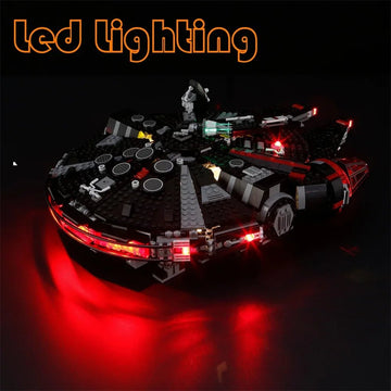 Lighting Kit for LEGO 75389 Millennium Falcon – Starship LED Light Set (Not Blocks)