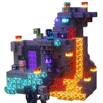 Magnetic Building Blocks Mine World Cube – DIY Stacking Construction Toy for Kids 3+